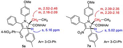 Stereoselective Four-Component Synthesis of Functionalized 2,3-Dihydro-4-Nitropyrroles